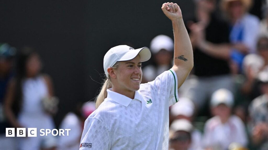 Wimbledon 2025: Sonay Kartal gets British women off to winning start Wimbledon 2025: Sonay Kartal gets British women off to winning start