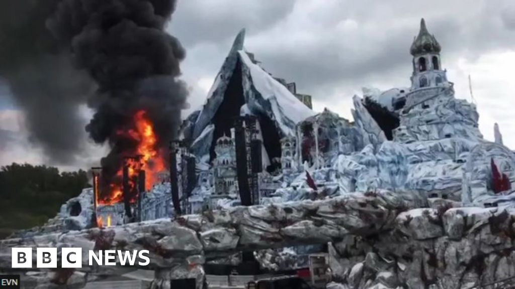 Fire engulfs main stage of Tomorrowland festival