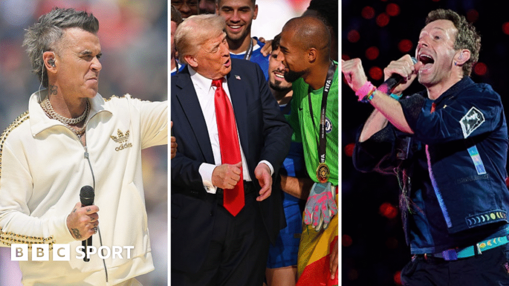 Trump, Coldplay & red carpets – was Club World Cup final more like Superbowl or soccer?