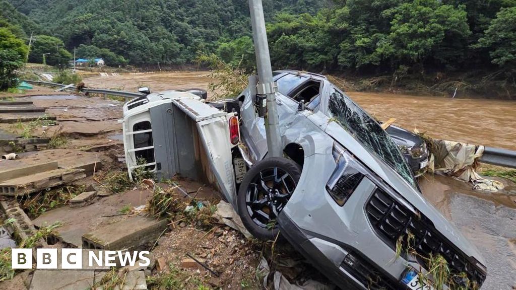 South Korea floods trigger landslides and leave at least 14 dead