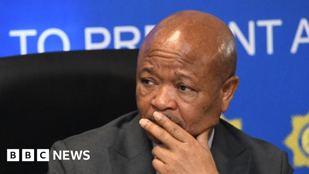 Cyril Ramaphosa suspends SA police minister Senzo Mchunu over allegations Cyril Ramaphosa suspends SA police minister Senzo Mchunu over allegations