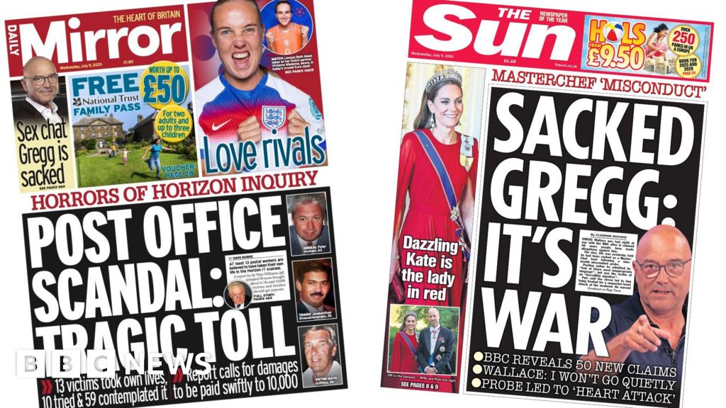 Horizon scandal’s ‘tragic toll’ and ‘sacked Gregg’