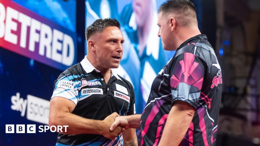 World Matchplay Darts: Gerywn Price beats Daryl Gurney in fiery encounter World Matchplay Darts: Gerywn Price beats Daryl Gurney in fiery encounter