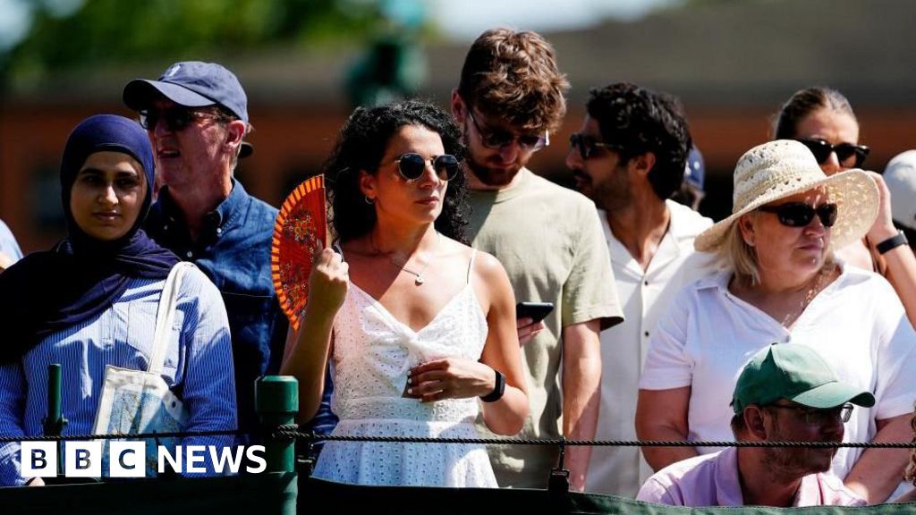 Heat continues in parts of England but temperatures cool elsewhere