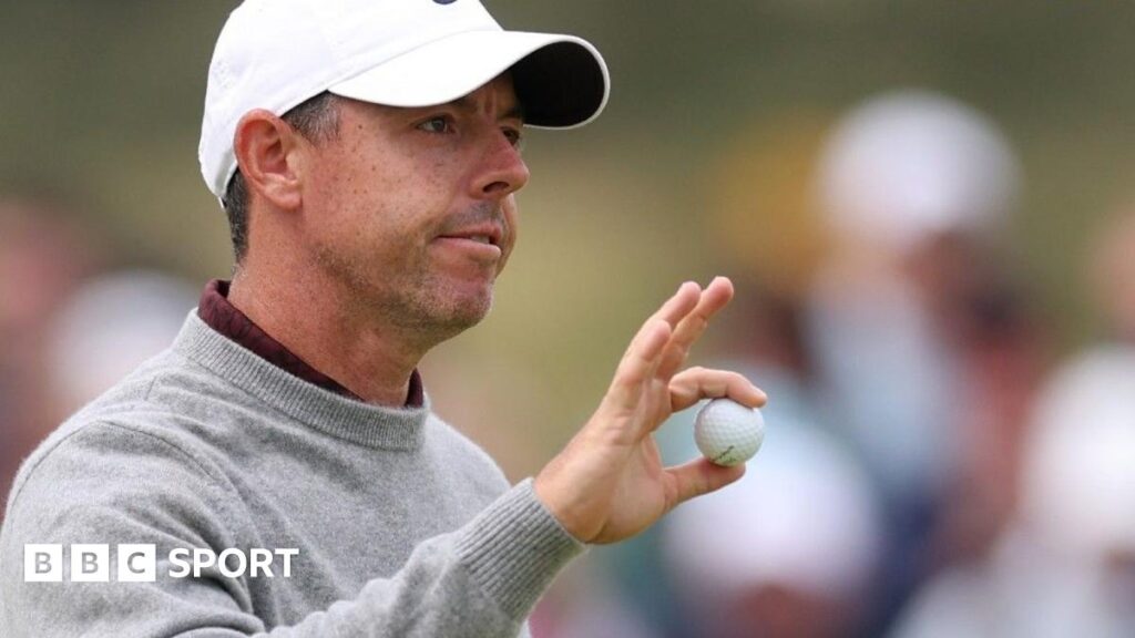 The Open 2025: Rory McIlroy three back as Matt Fitzpatrick shares lead at Royal Portrush