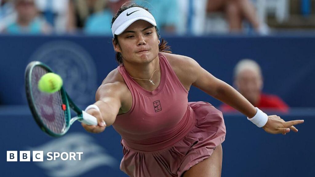 Emma Raducanu beaten in Washington Open semi-final by Russia’s Anna Kalinskaya