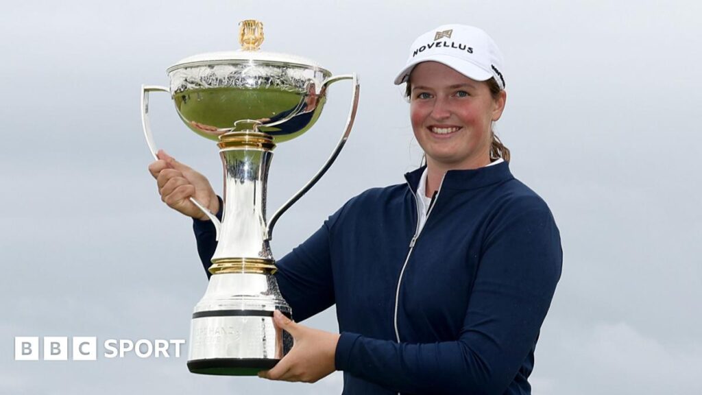 Women’s Scottish Open: Lottie Woad secures magnificent victory on pro debut