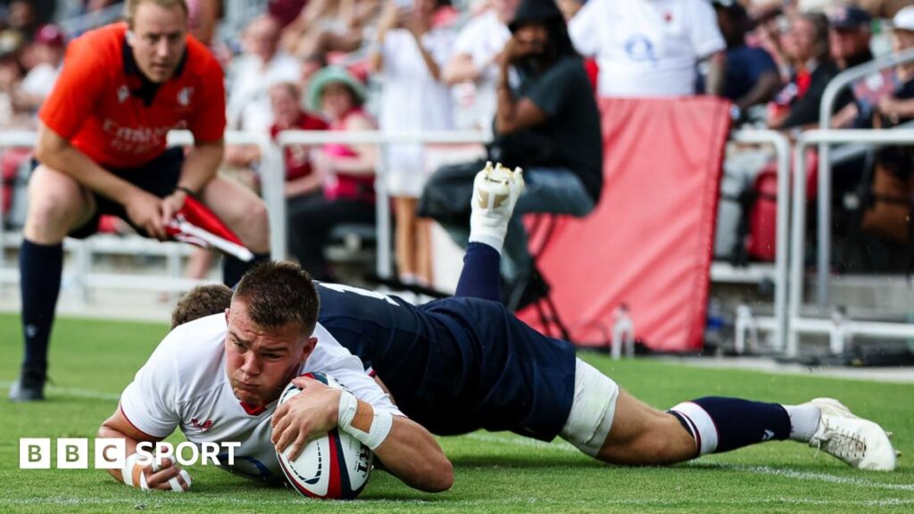 USA 5-40 England: Lightning in Washington DC affects dominant win