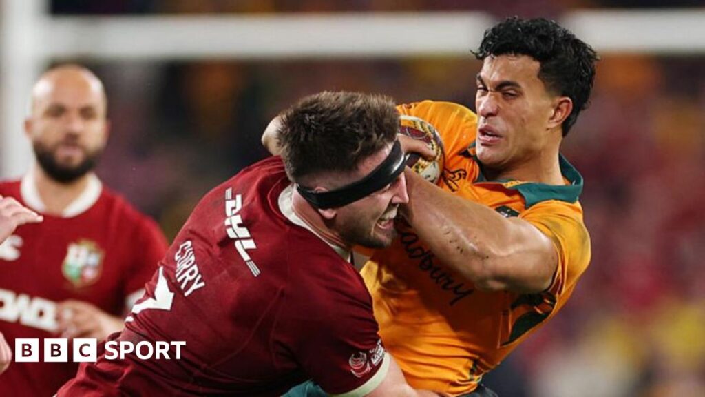 British and Irish Lions beat Australia: Tom Curry answers critics in first-Test win