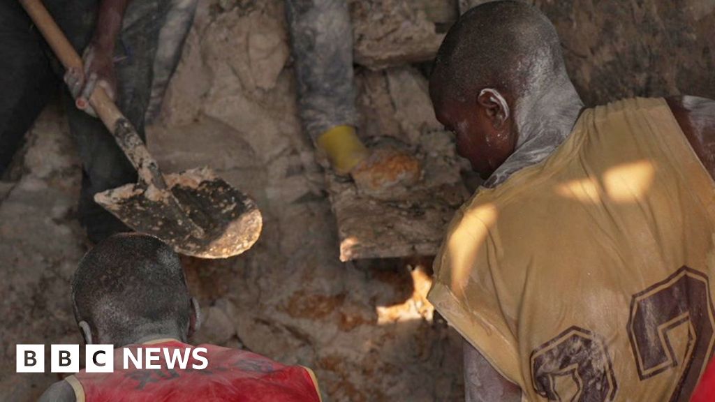 BBC gains rare access to the mine powering mobile phones