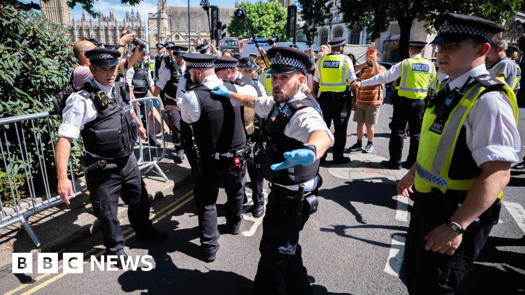 Forty-two arrested Palestine Action ban protest, Met Police says
