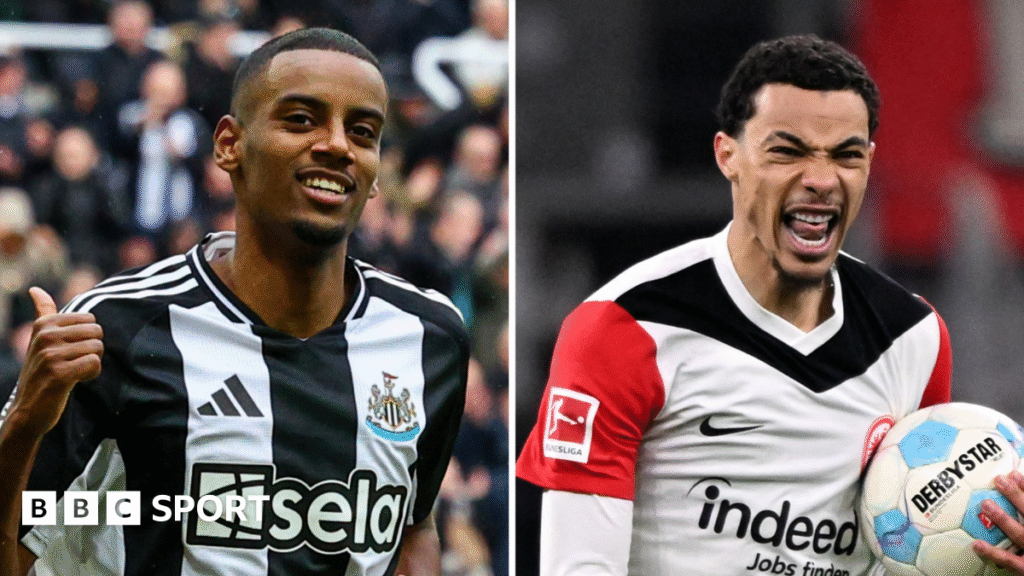 Alexander Isak and Hugo Ekitike: What has gone on this week?