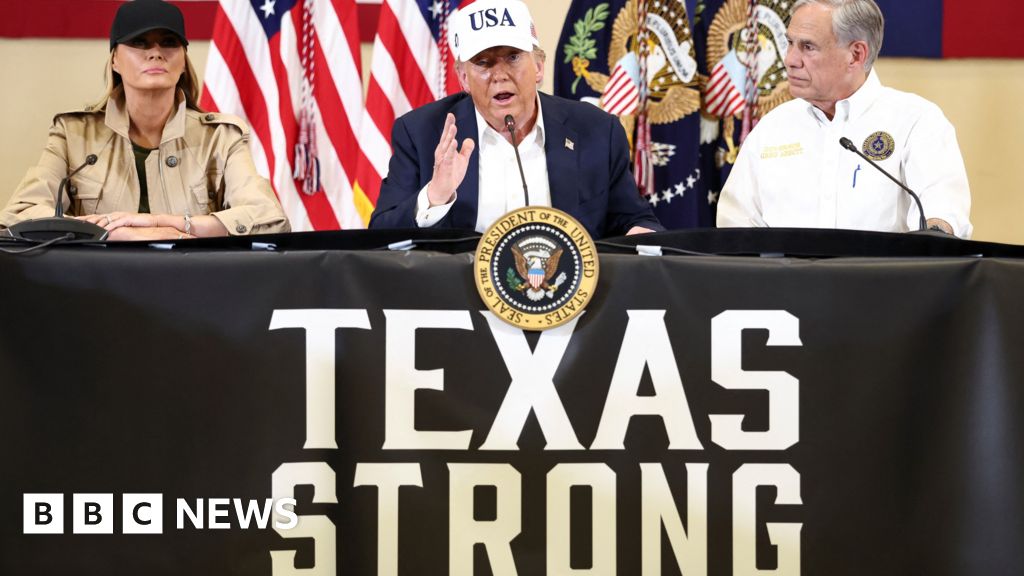 Trump surveys damage in Texas as search efforts continue for 160 missing Trump surveys damage in Texas as search efforts continue for 160 missing