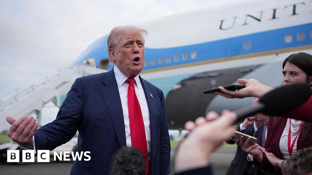 How President Donald Trump is spending time in Scotland