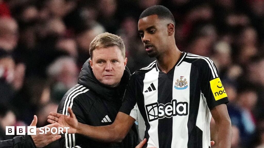 Alexander Isak: Newcastle not yet received bid for striker, says boss Eddie Howe