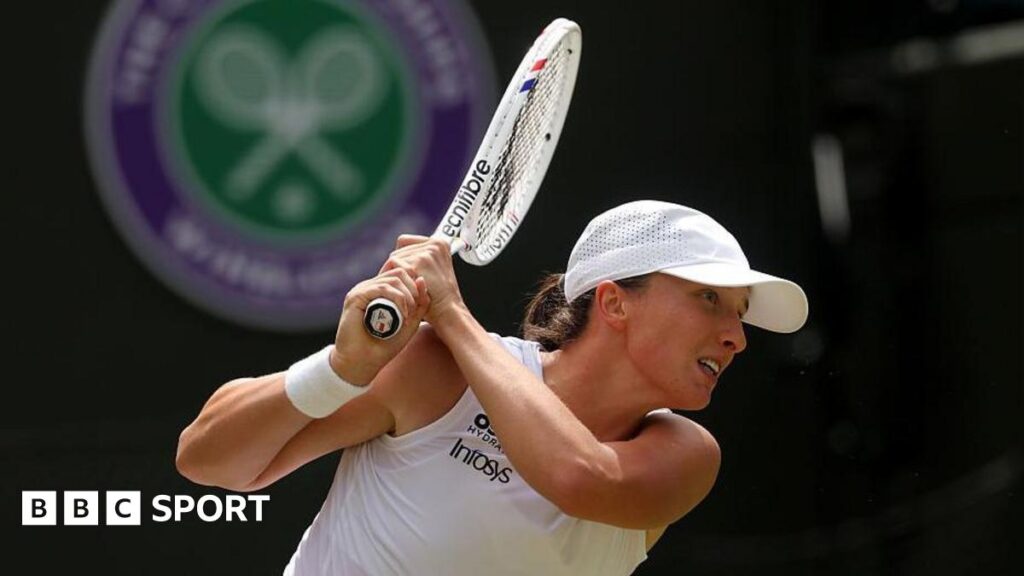 Wimbledon 2025: Iga Swiatek beats Liudmila Samsonova to reach semi-finals