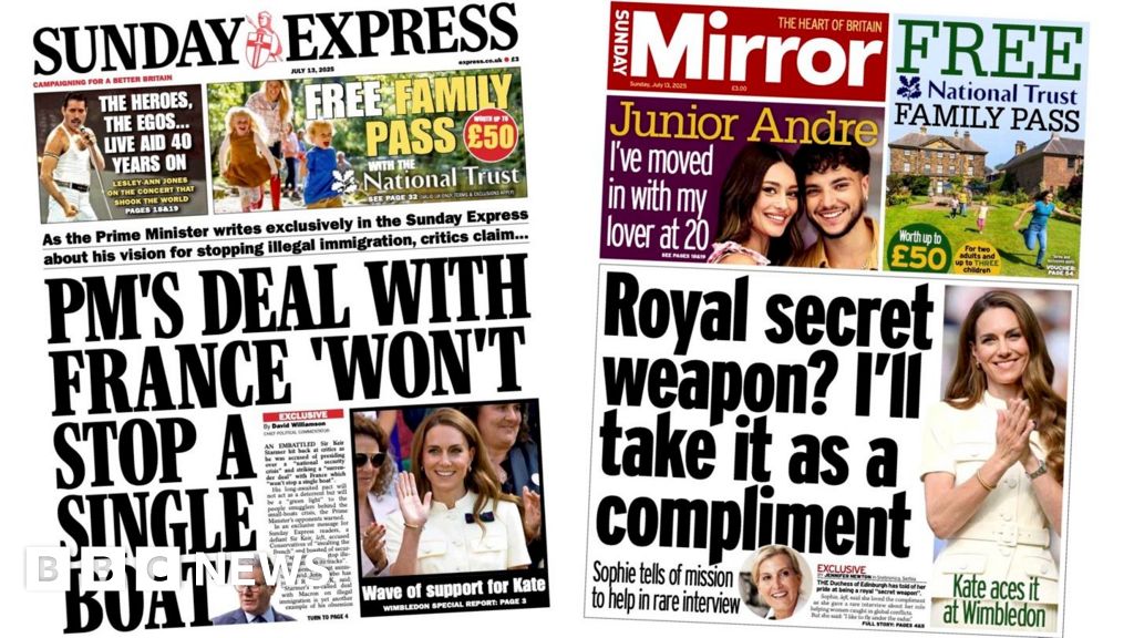 ‘Kate aces it’ and UK PM ‘won’t stop a single boat’