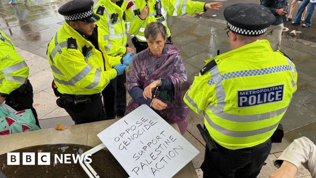 At least 63 arrests at Palestine Action ban protests across UK