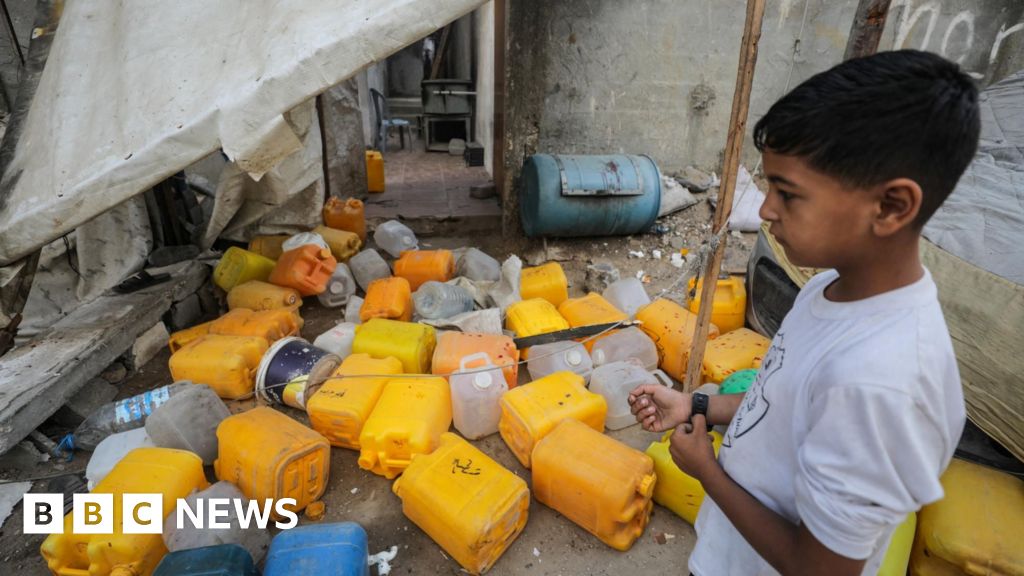 Gaza father’s outrage after Israeli strike kills son ‘searching for a sip’