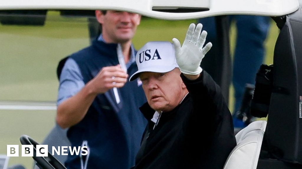 Security tightens as Donald Trump tees off at Turnberry Security tightens as Donald Trump tees off at Turnberry