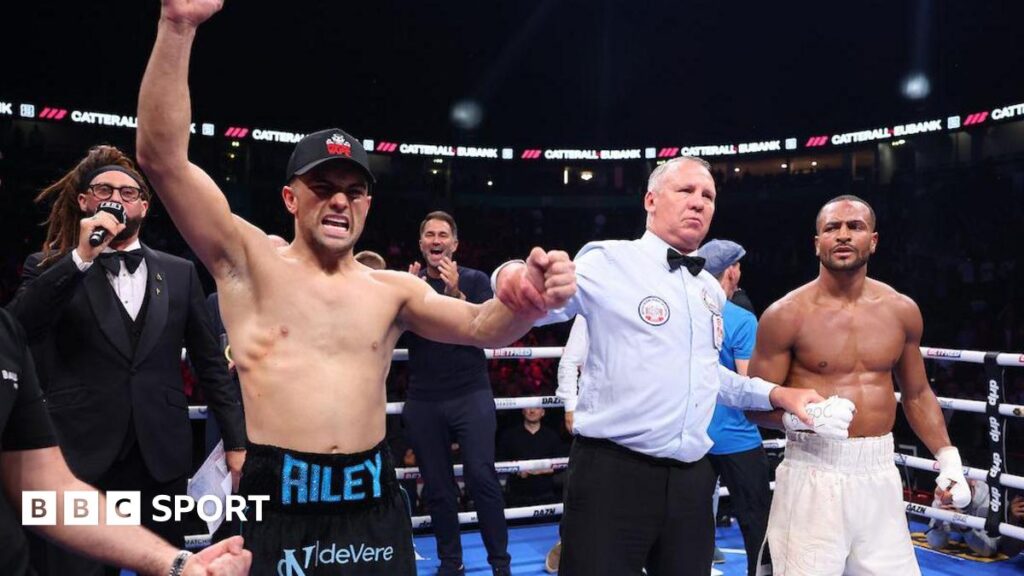 Jack Catterall vs Harlem Eubank: Chorley fighter wins by technical decision after head clash