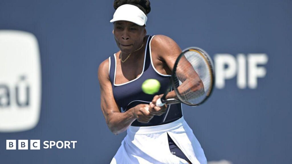 Washington Open: Venus Williams, 45, wins doubles match after 16-month absence