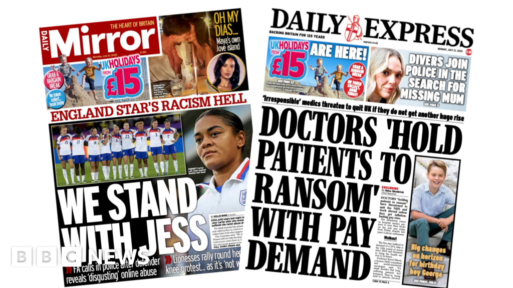 ‘Doctors hold patients to ransom’ and Lionesses ‘stand with Jess’