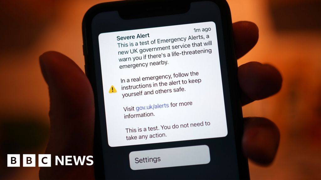 UK emergency alert to be tested for second time in September UK emergency alert to be tested for second time in September
