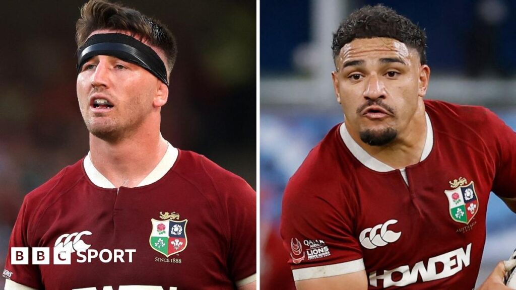 British and Irish Lions: Tom Curry and Sione Tuipulotu set to start first Test