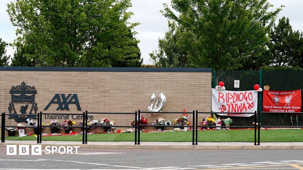 Diogo Jota: Liverpool players return to training after team-mate’s death