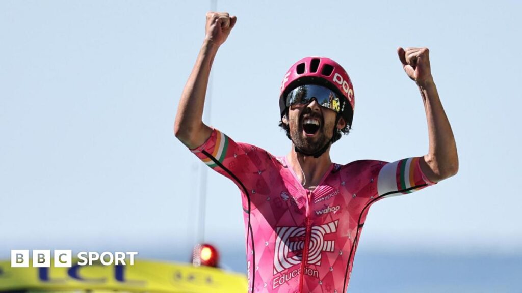 Tour de France 2025 results: Ben Healy wins stage six as Mathieu van der Poel regains overall lead