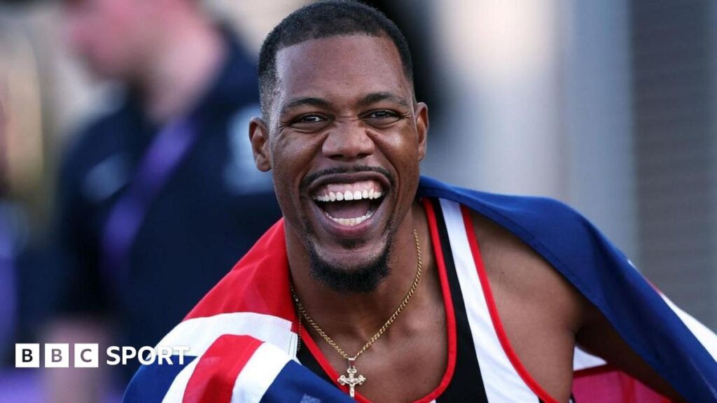 UK Athletics Championships: Zharnel Hughes and Amy Hunt win 100m titles