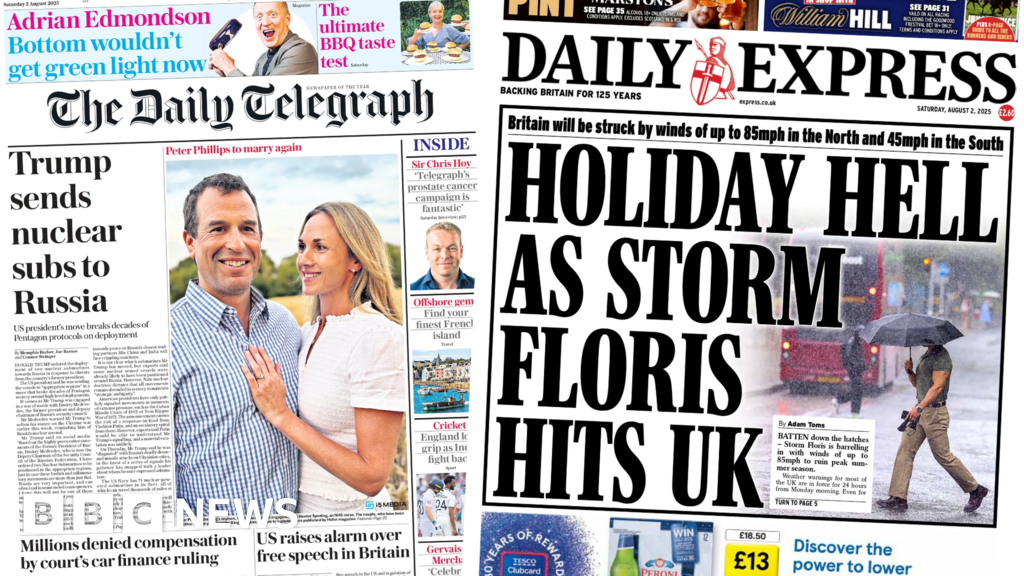 ‘Trump sends nuclear subs to Russia’ and ‘holiday hell’