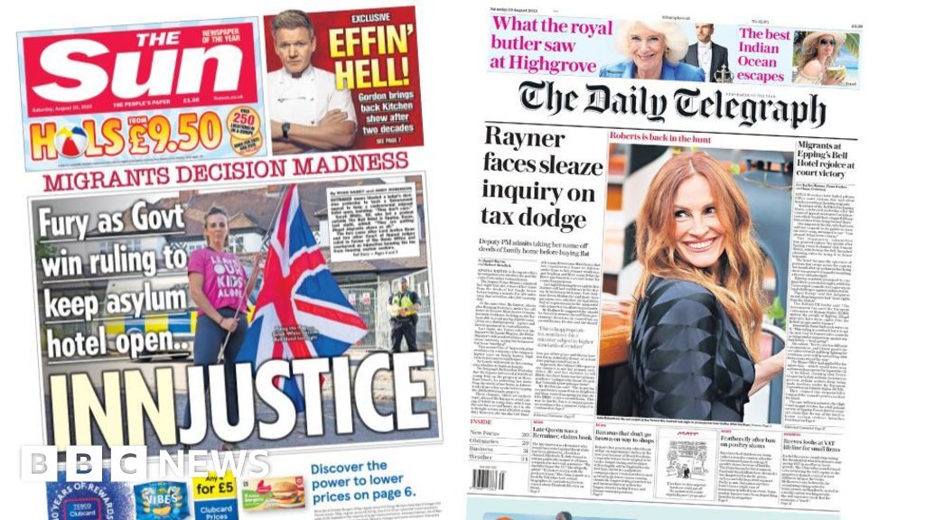 ‘Inn-justice’ for Epping and ‘Rayner faces sleaze inquiry’