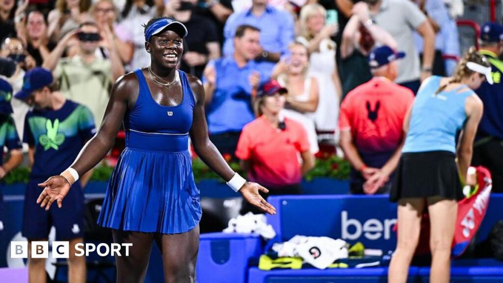 Victoria Mboko: Teenager to face Naomi Osaka in Canadian Open final after stunning comeback