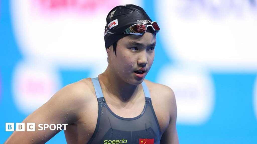 Yu Zidi, 12, becomes youngest medallist in World Aquatics Championships history