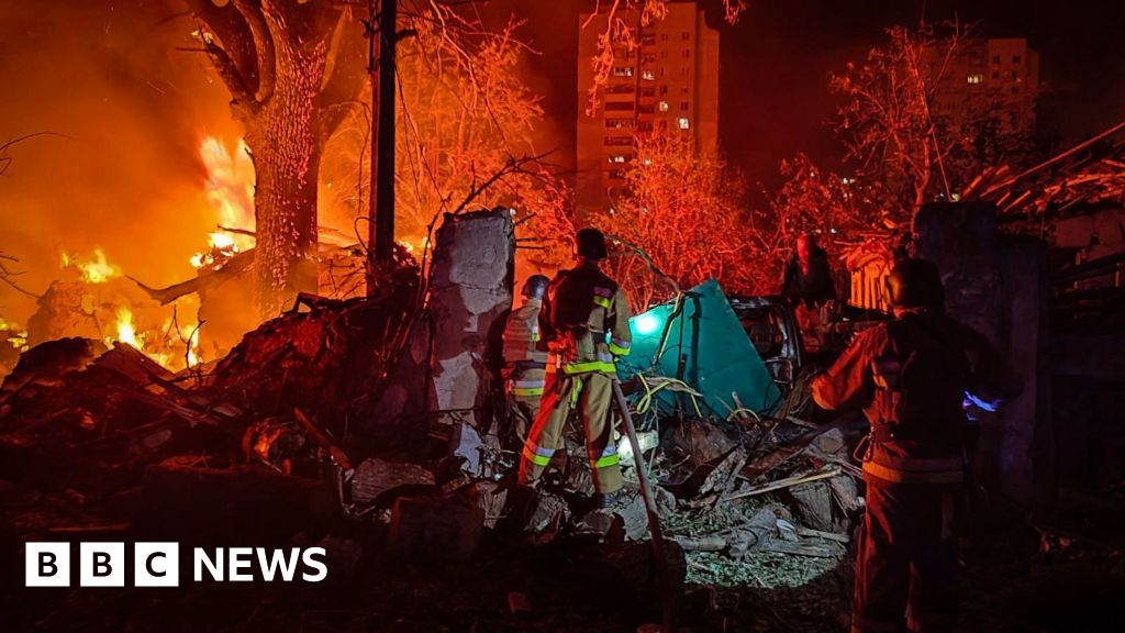 Ukraine and Russia strikes hit homes and oil depot near Black Sea