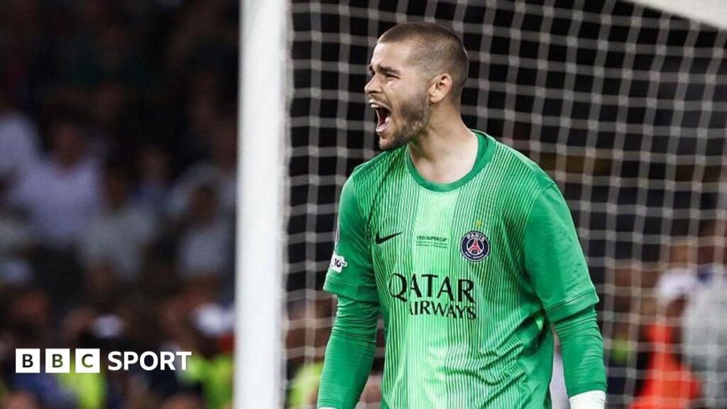 PSG 2-2 Tottenham: Lucas Chevalier made his debut in Super Cup win as Gianluigi Donnarumma dropped