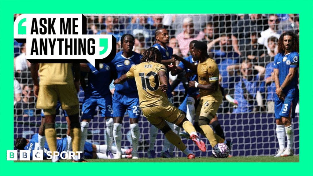 Why was Eze’s free-kick disallowed against Chelsea? Why was Eze’s free-kick disallowed against Chelsea?