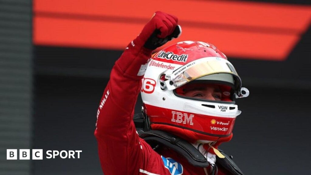 Hungarian GP: Charles Leclerc takes surprise pole position Hungarian GP: Charles Leclerc takes surprise pole position
