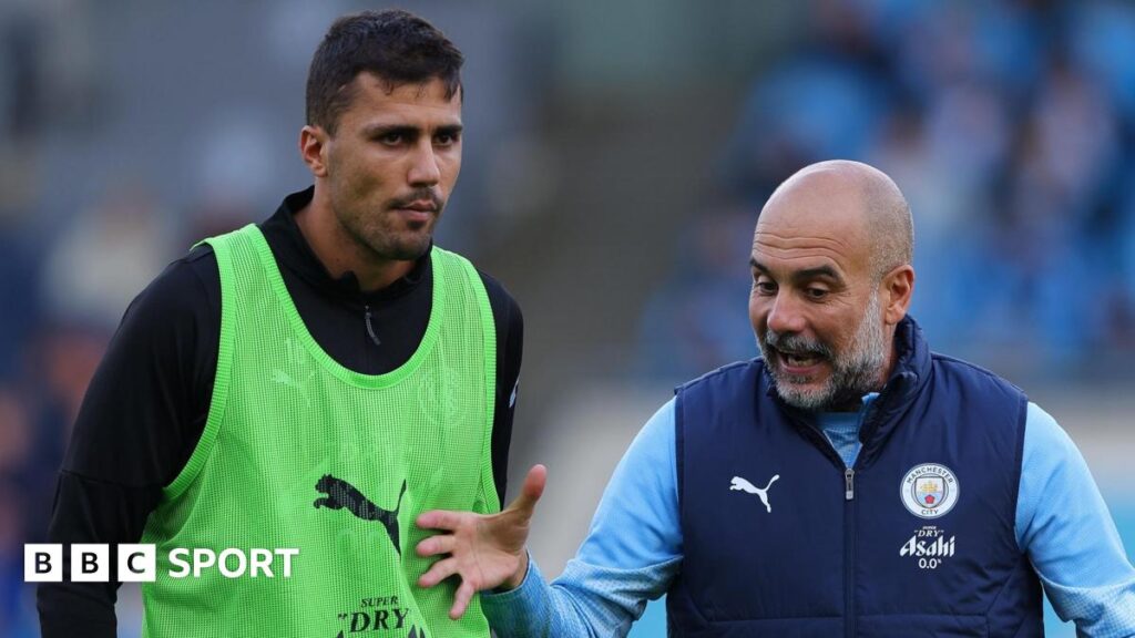 Rodri: Manchester City midfielder has had injury setback – Pep Guardiola