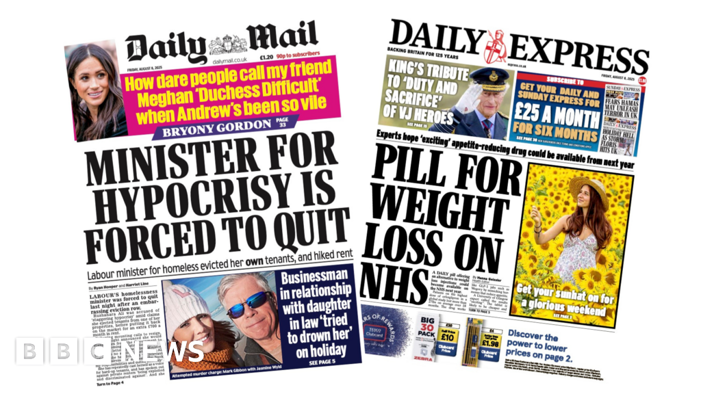 ‘Minister for hypocrisy’ and ‘Pill for weight loss on NHS’