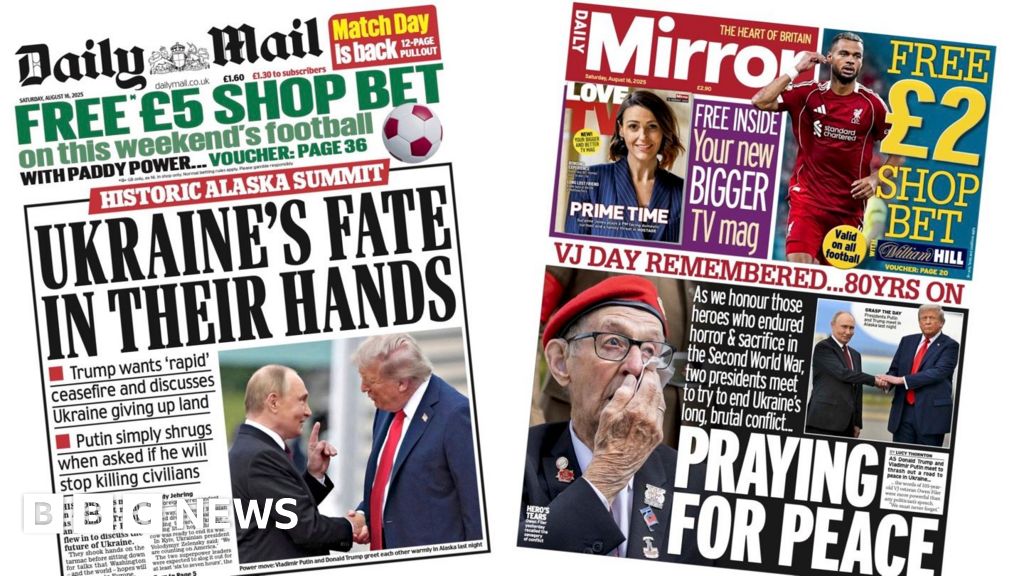 ‘Ukraine’s fate in their hands’ and ‘Praying for peace’