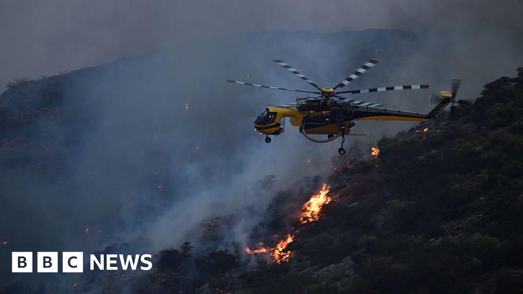 One dead as wildfires rage in southern Greece