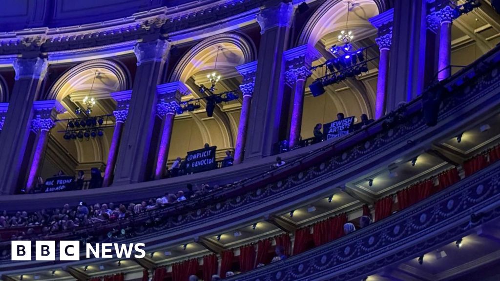 BBC Proms performance interrupted by pro-Palestinian protesters