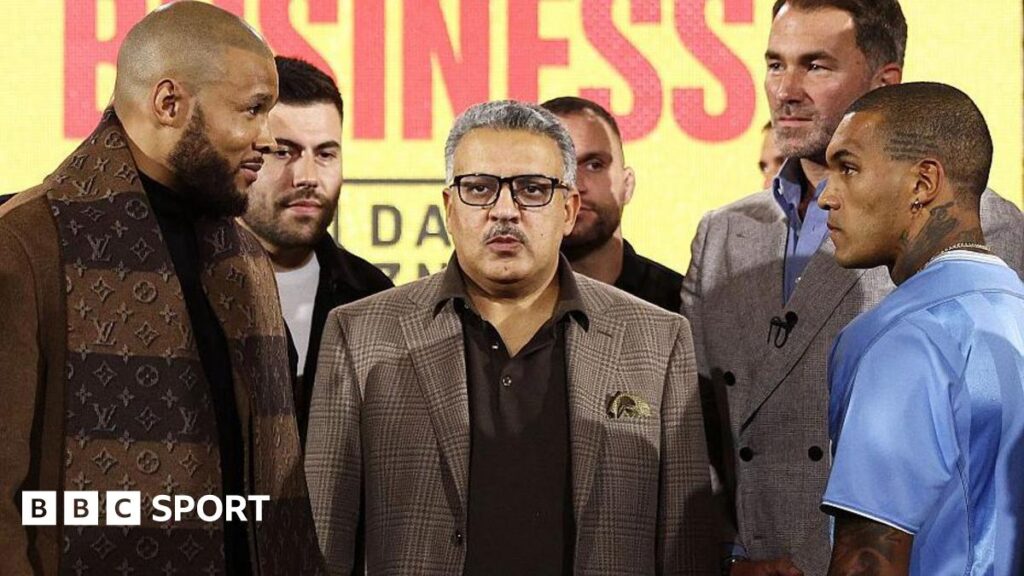 Eubank vs Benn 2: Chris Eubank Jr and Eddie Hearn clash at news conference