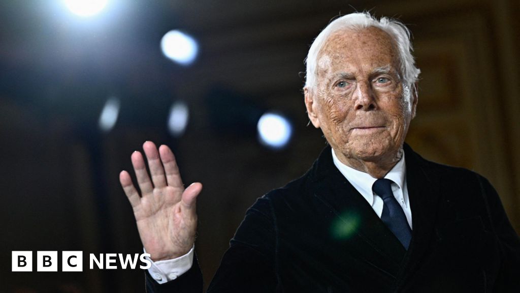 Legendary Italian designer Giorgio Armani dies Legendary Italian designer Giorgio Armani dies