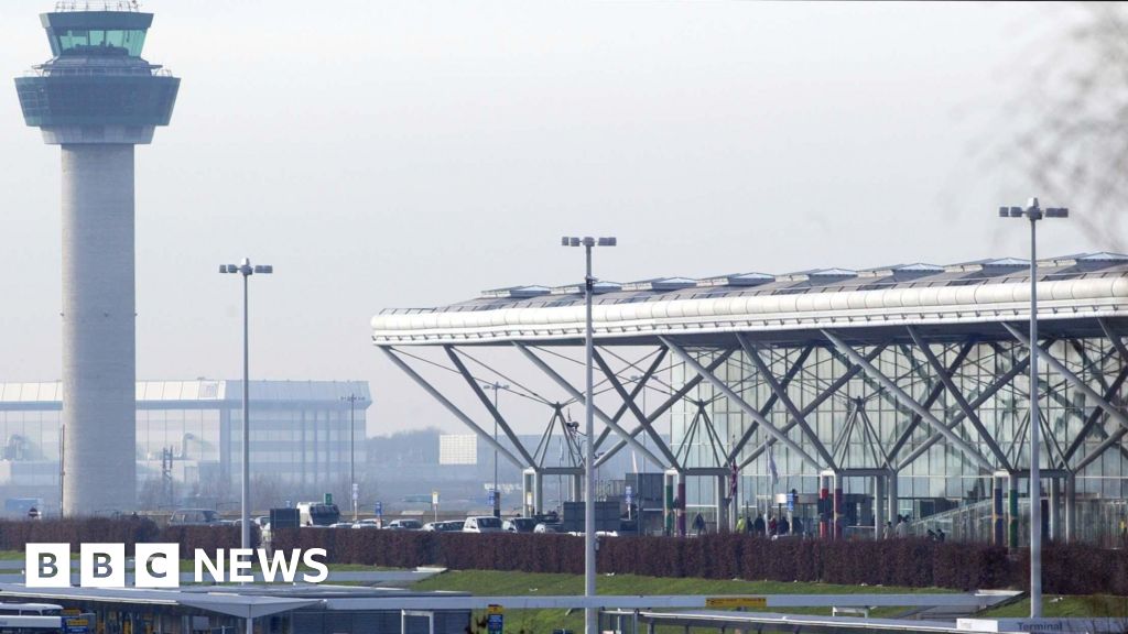 Disruption at Stansted Airport with cancelled trains and fire