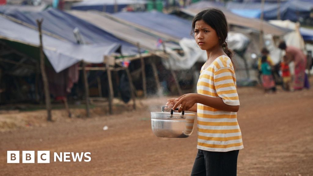 BBC visits villages caught in the middle