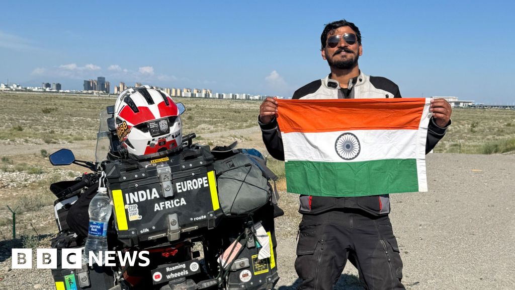 Man on ‘dream’ round-the-world trip has bike stolen while travelling in the UK